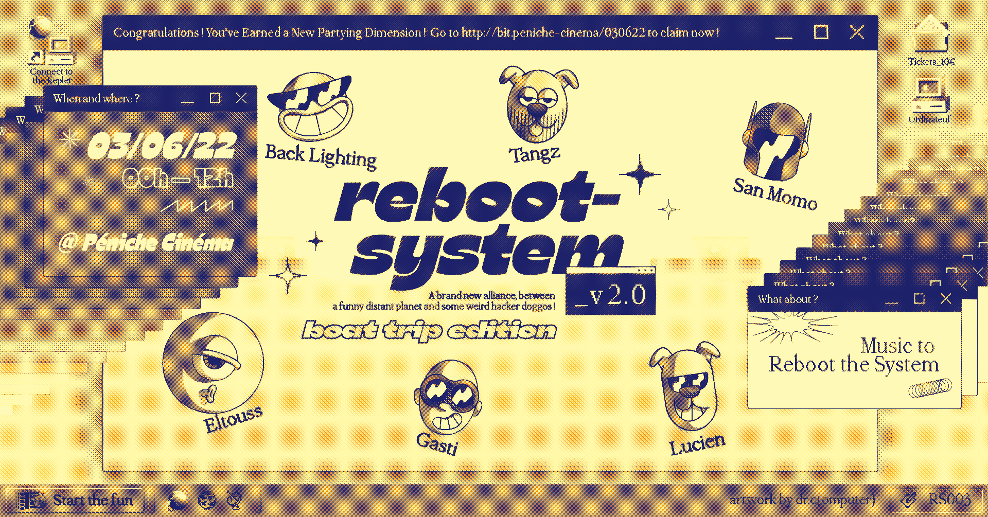 Reboot_System_V2.0 | By Kepler-129 & Ordinateuf  Cover