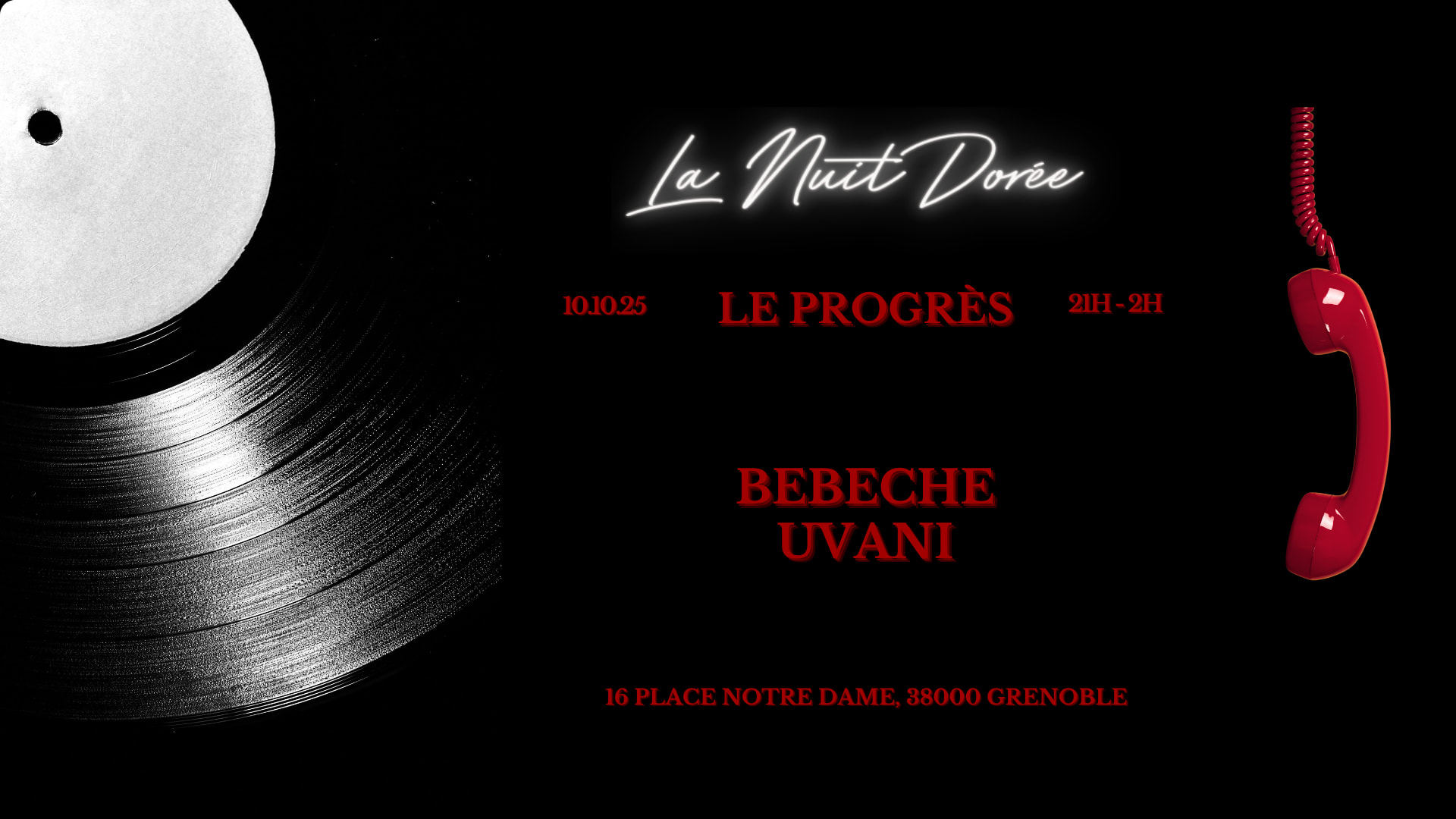 La Nuit Dorée X Aria - Le Progrès Cover