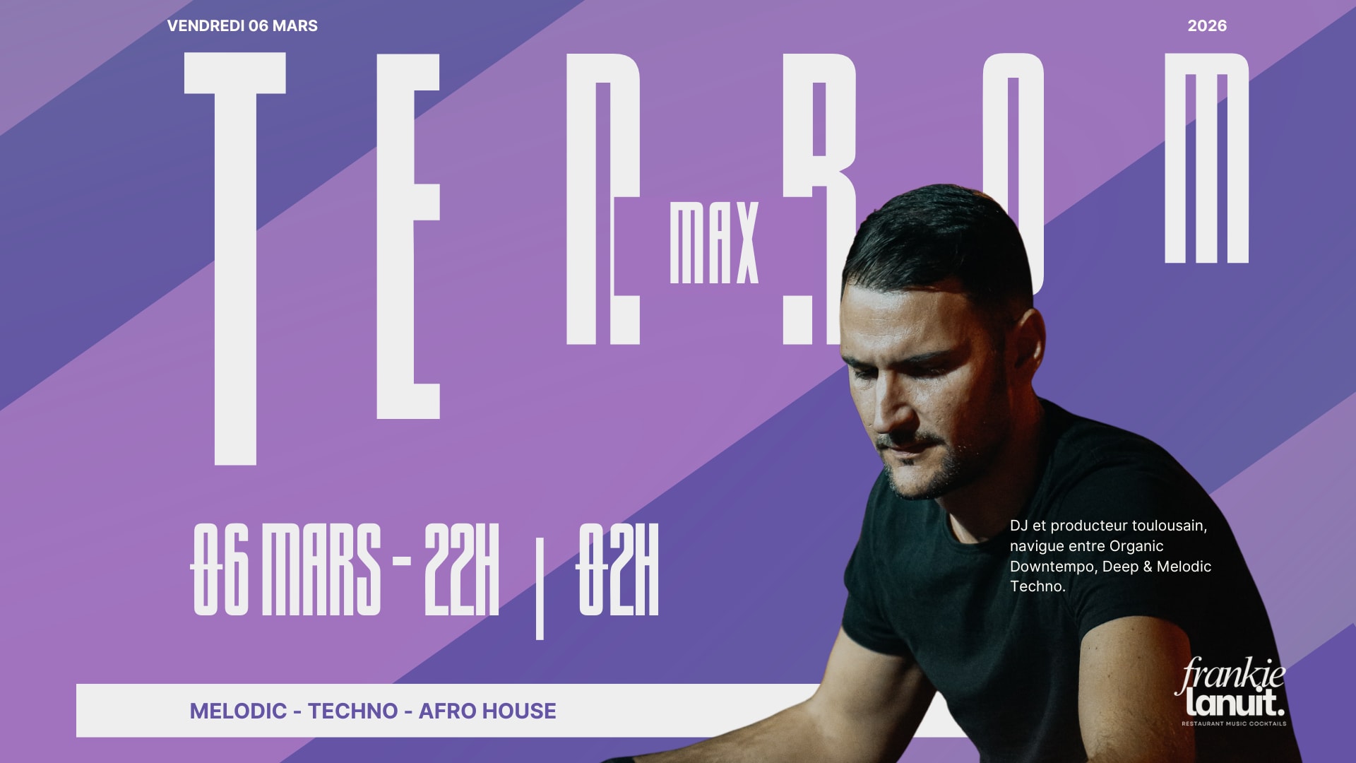 Soirée Afro House, Minimal - Max Tenrom Cover