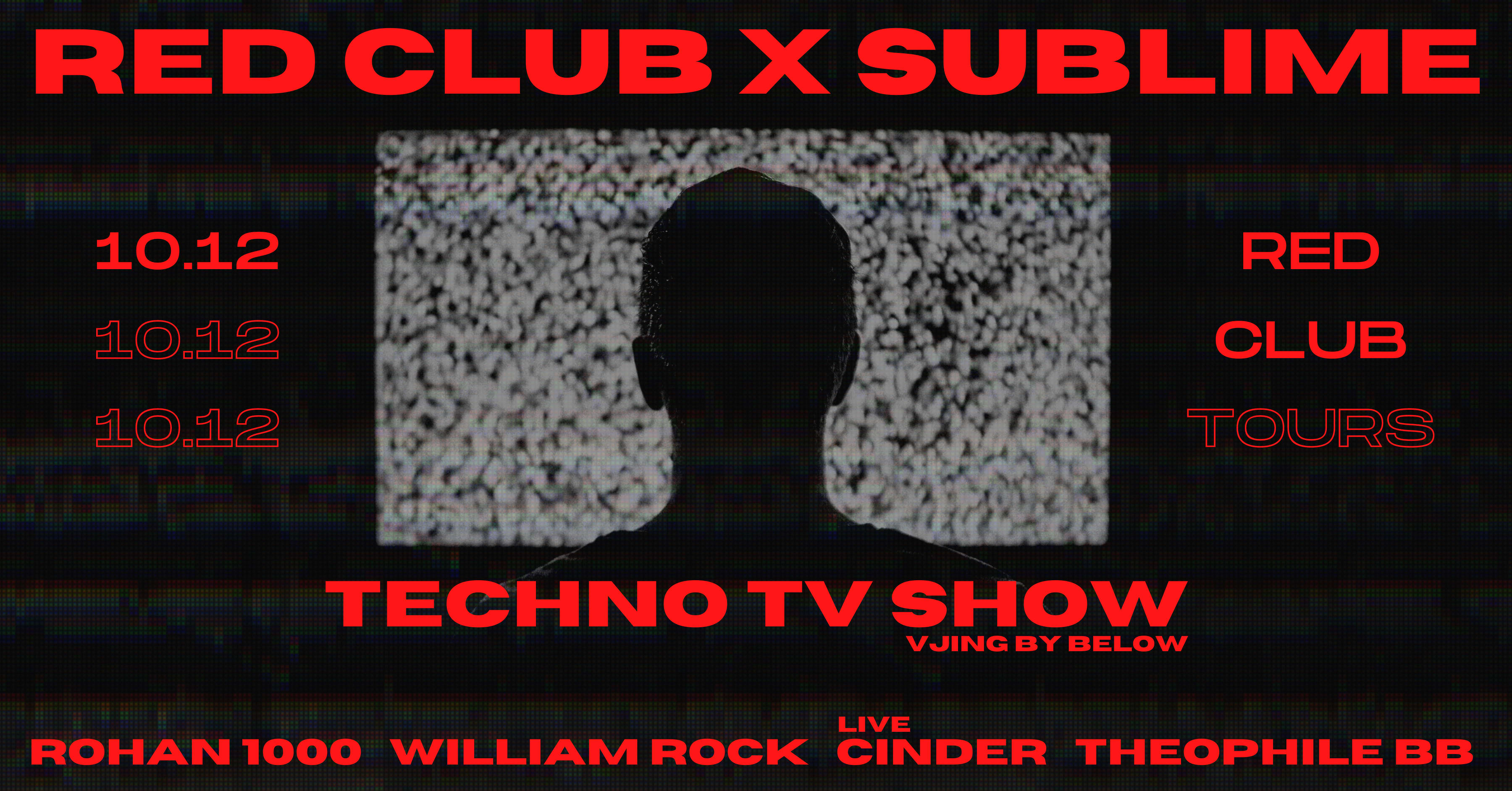 Red Club X Sublime - Techno Tv Show Cover