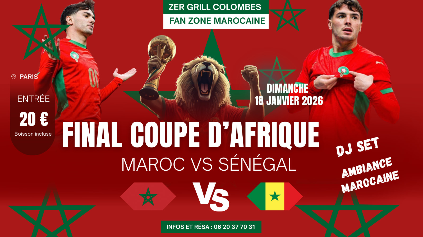 Final Coupe D’Afrique : Maroc Vs Sénégal | La Can 2025 Cover