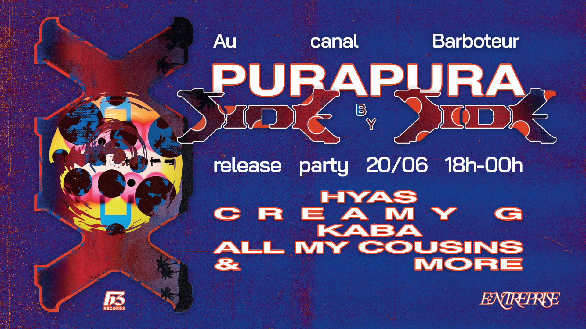 Pura Pura's Release Party - Canal Barboteur Cover