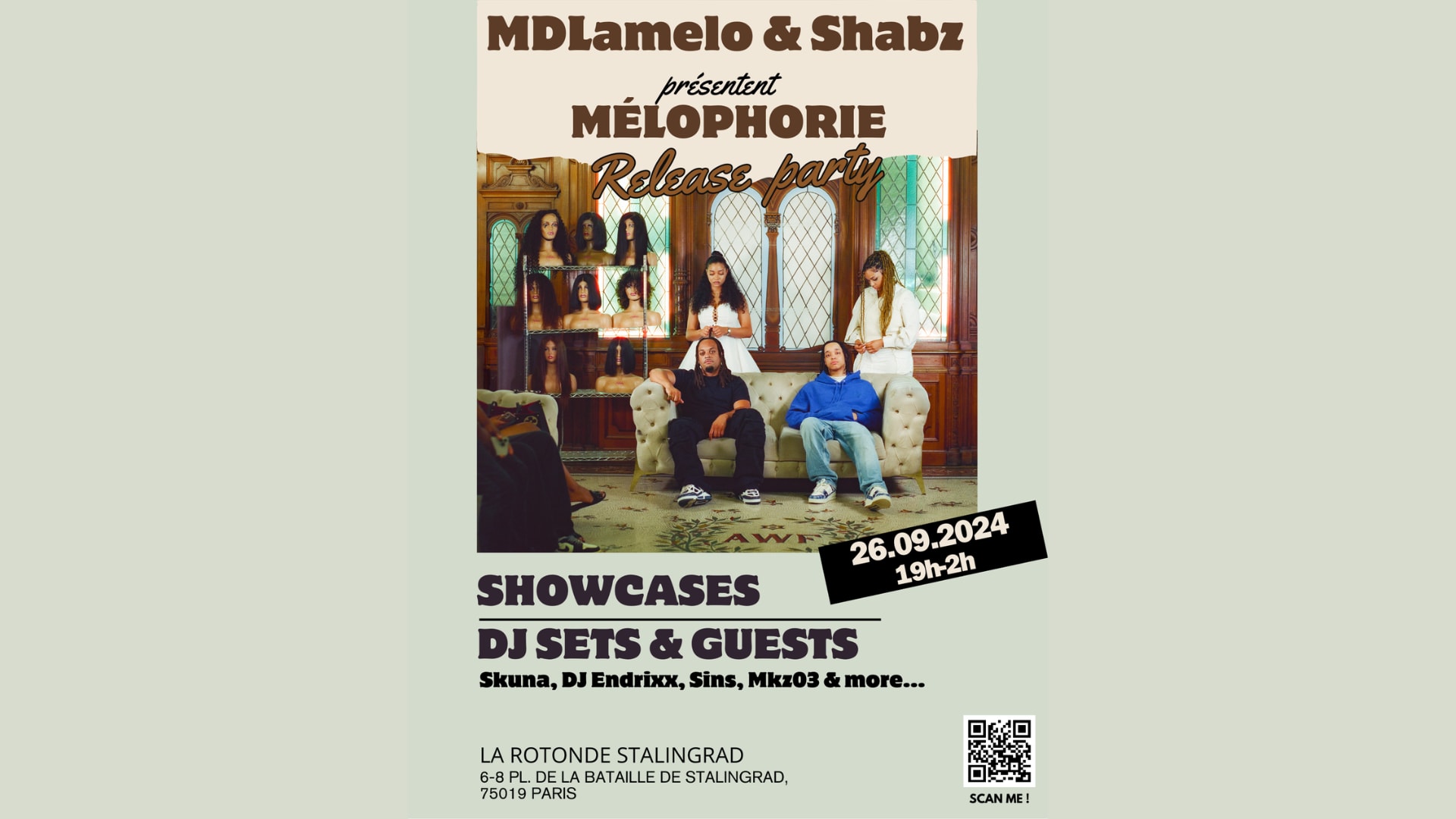 Mdlamelo & Shabz : Mélophorie Release Party Cover