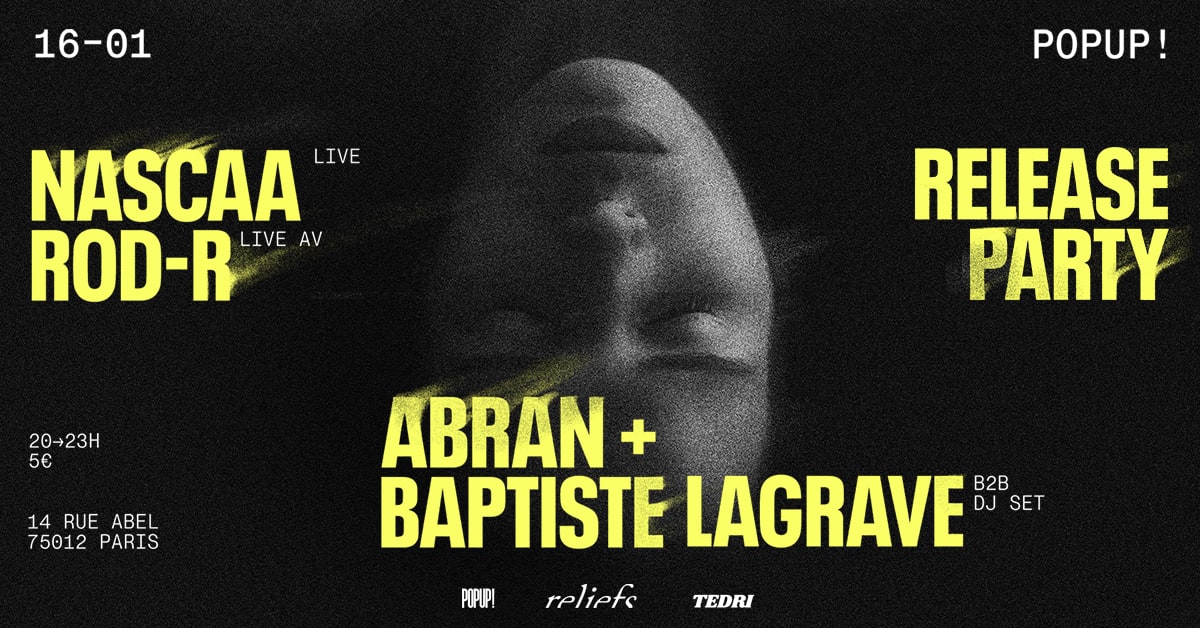 Nascaa & Rod-R / Release Party Cover