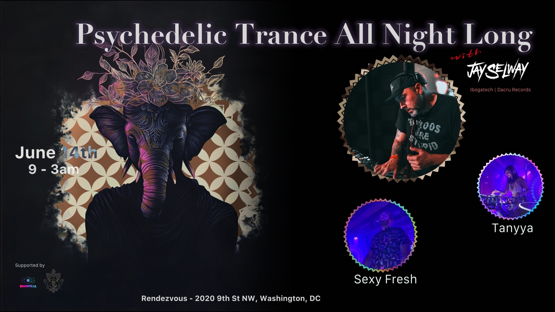 Psychedelic Trance All Night Long Cover
