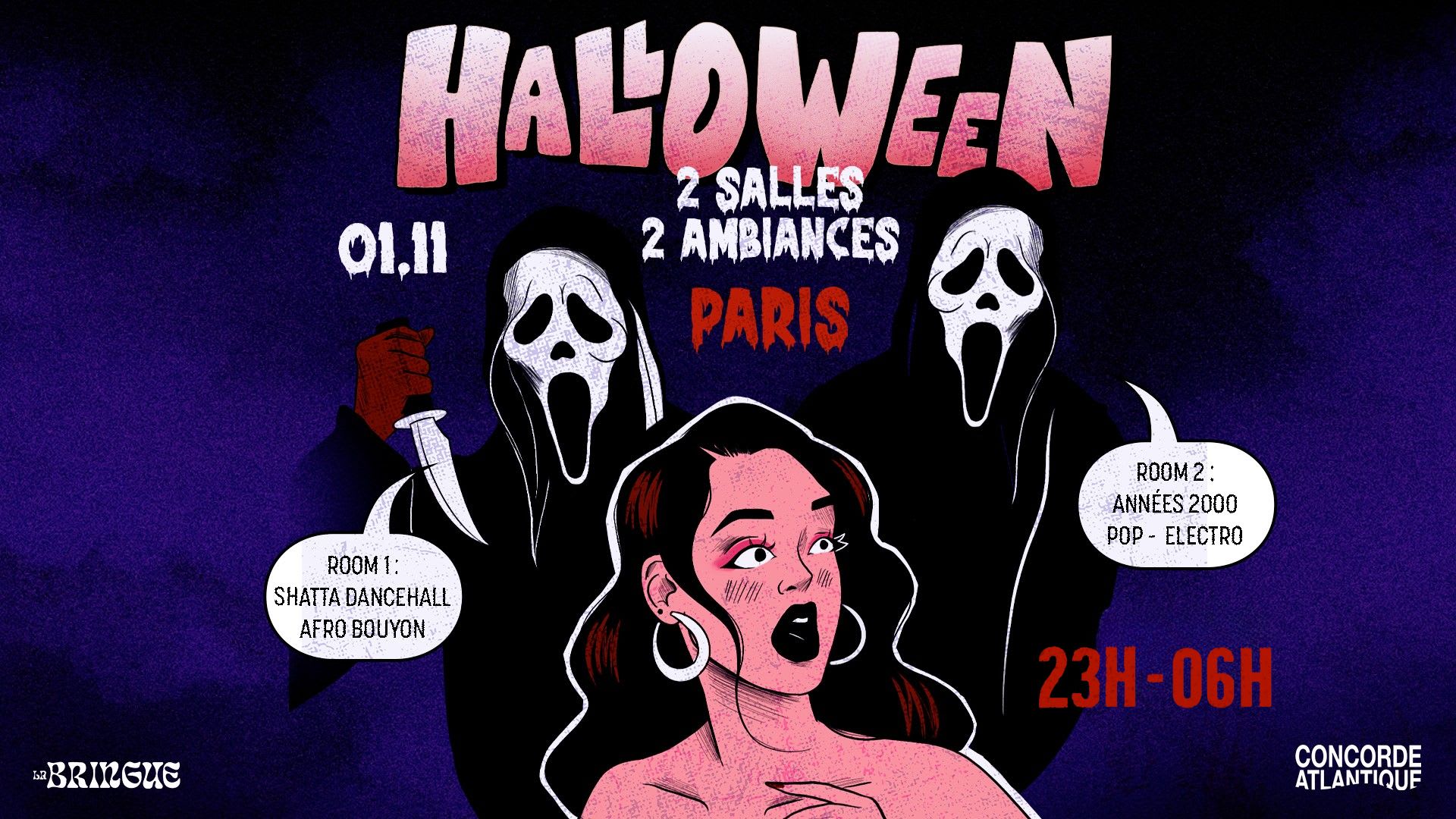 La Bringue - Paris - Halloween 100% Girls Cover
