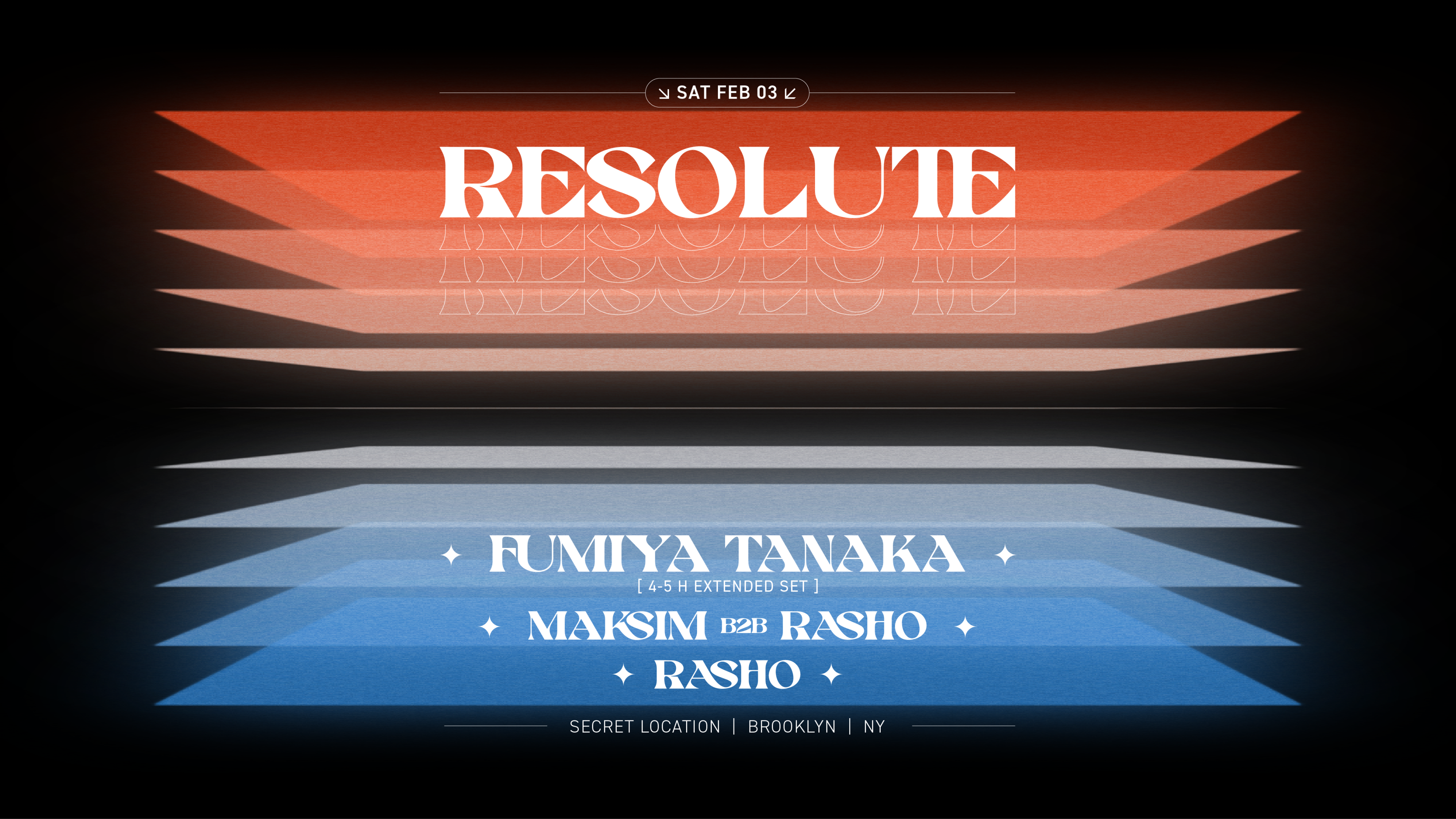 Resolute With Fumiya Tanaka, Rasho, Maksim & O.Bee Cover