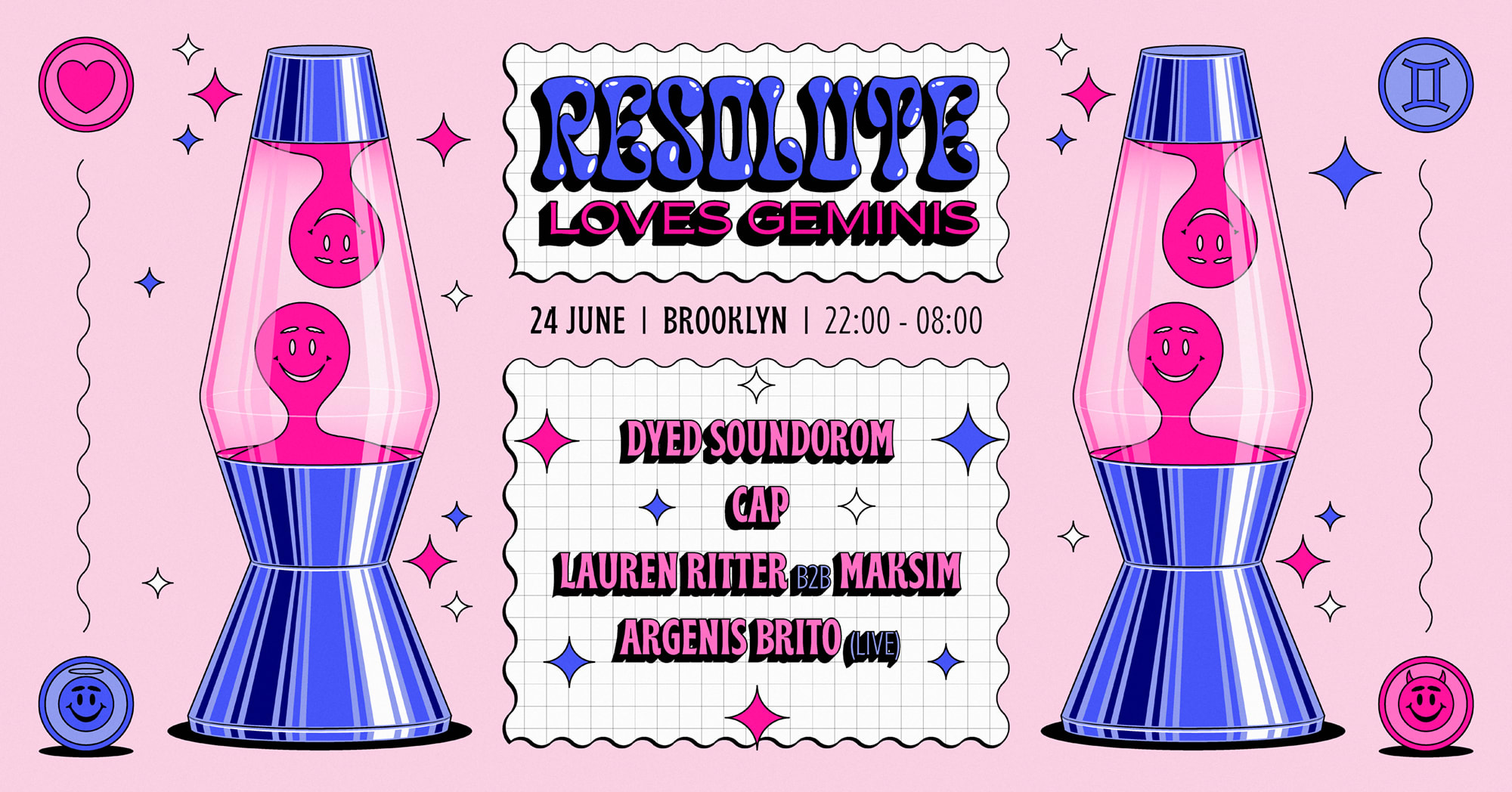 Resolute Loves Geminis: Dyed Soundorom, Cap + More Cover