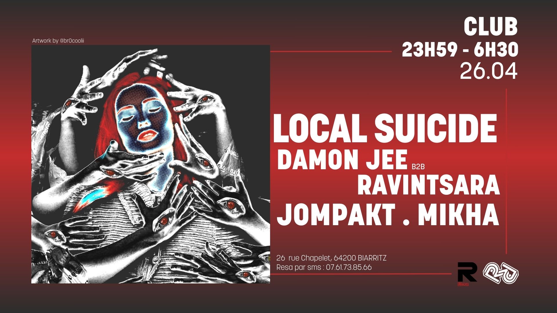La Rhapsodie X Resonance Live : Local Suicide Cover