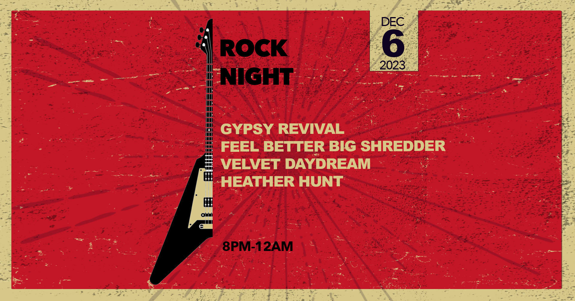 Rock Night 12/6 Cover