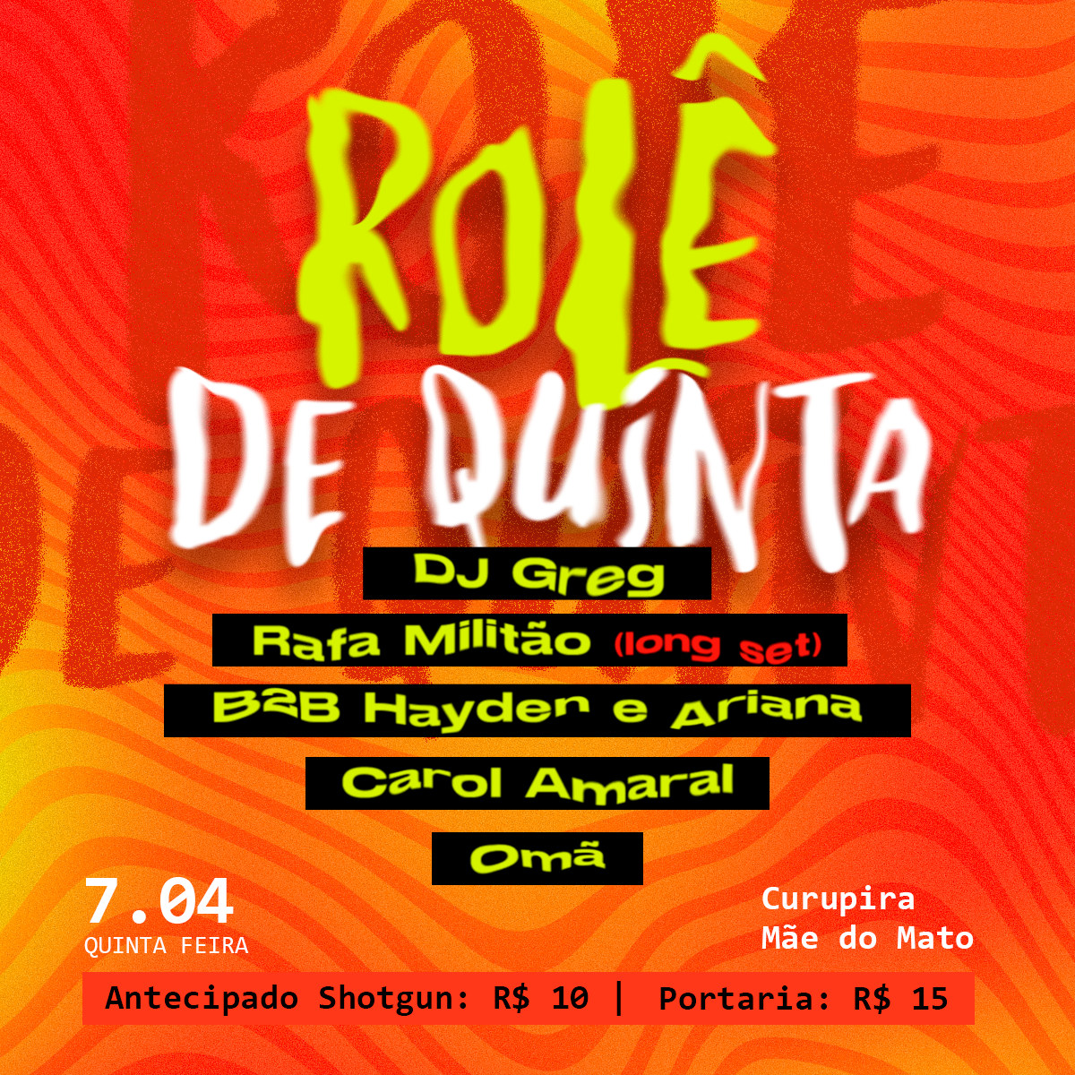 Rolê De Quinta  Cover