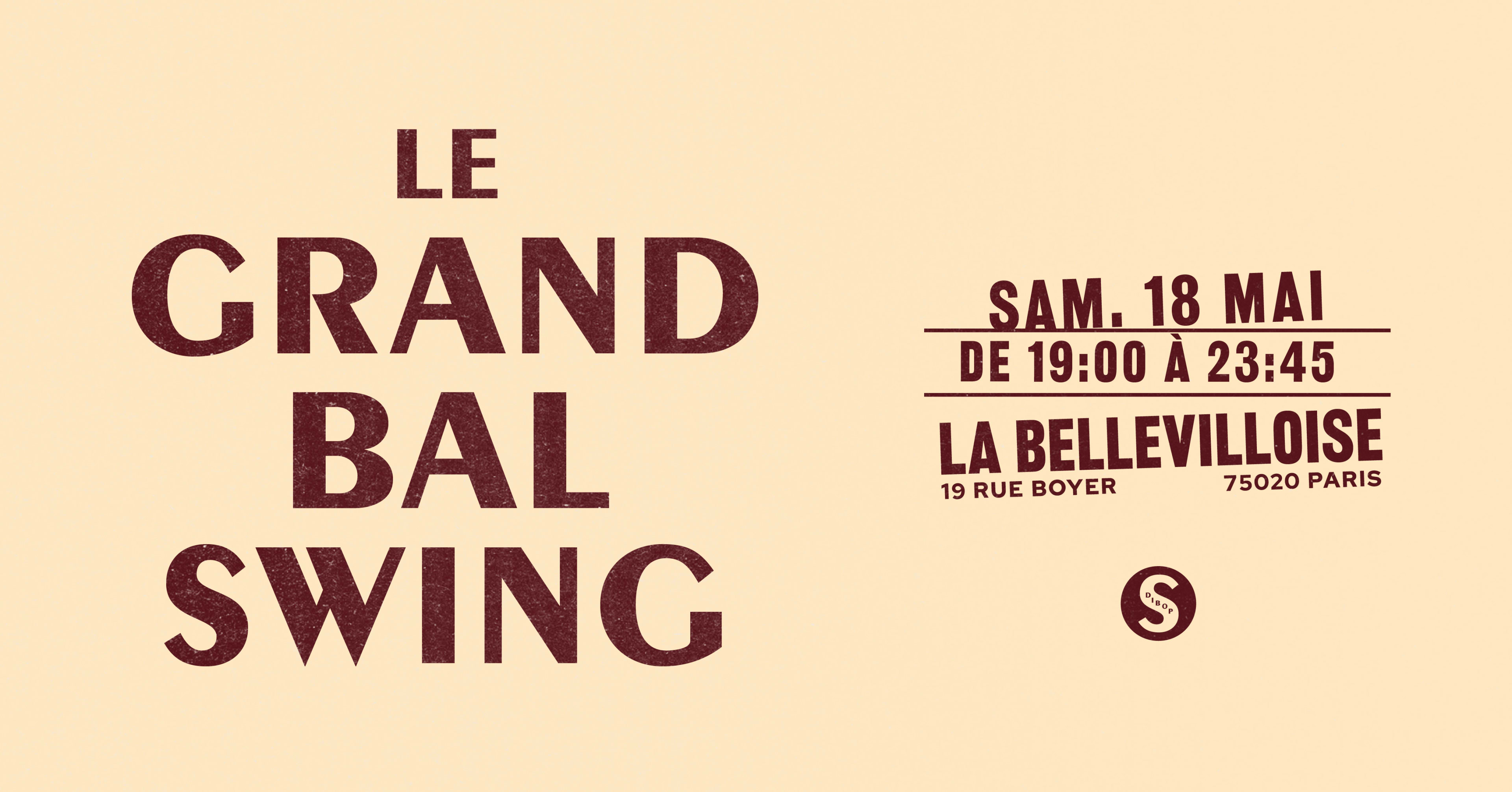Le Grand Bal Swing | 18.05 Cover