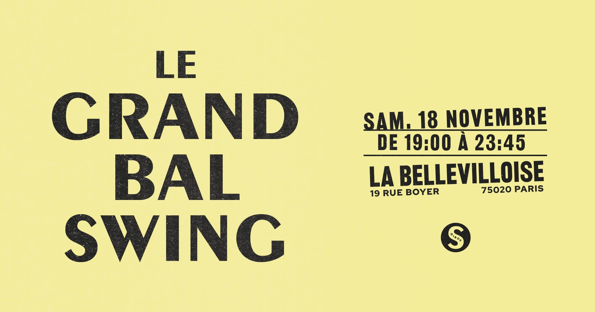 Le Grand Bal Swing | 18.11.23 Cover