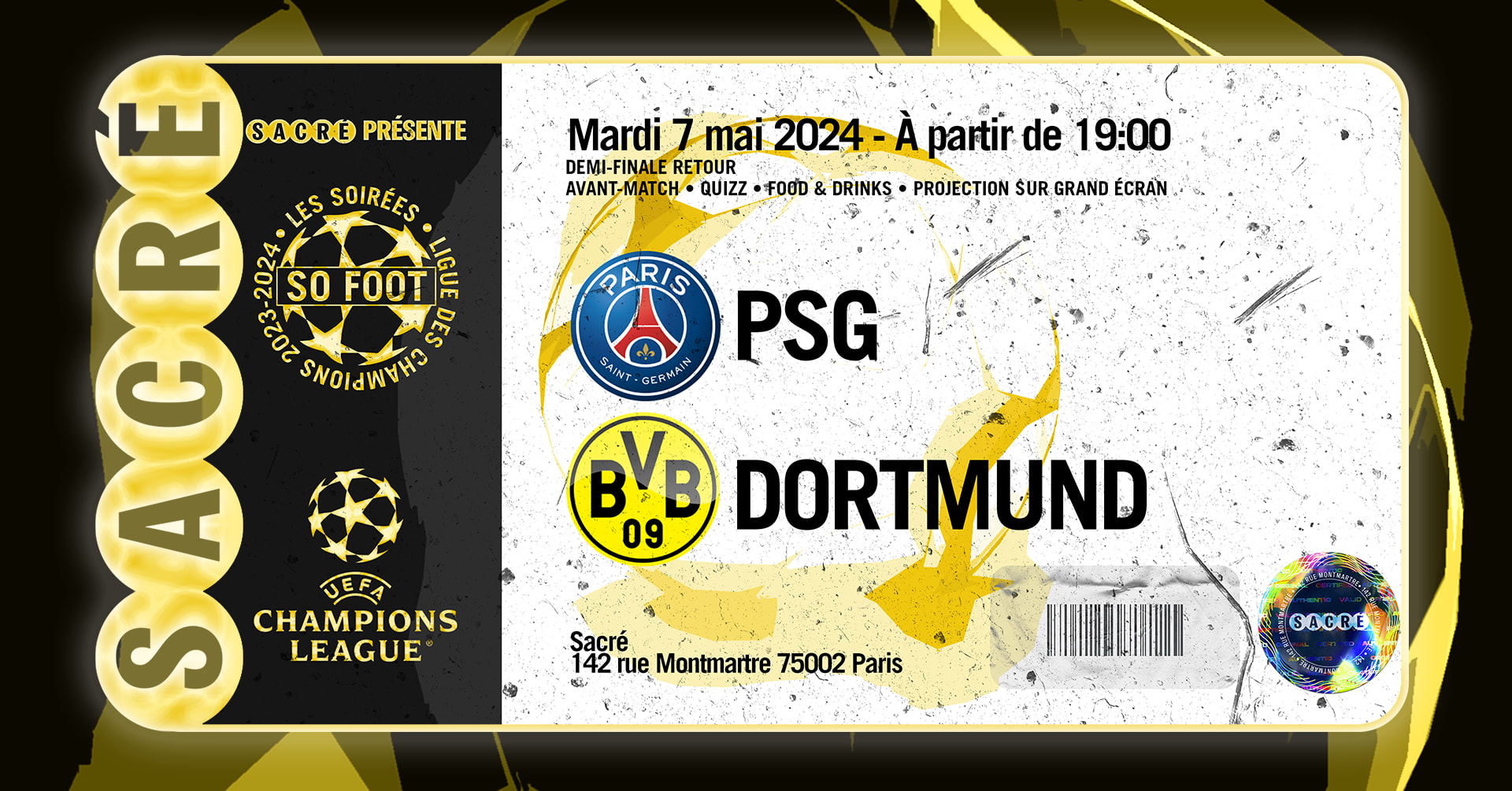 So Foot Présente  Psg - Dortmund Cover