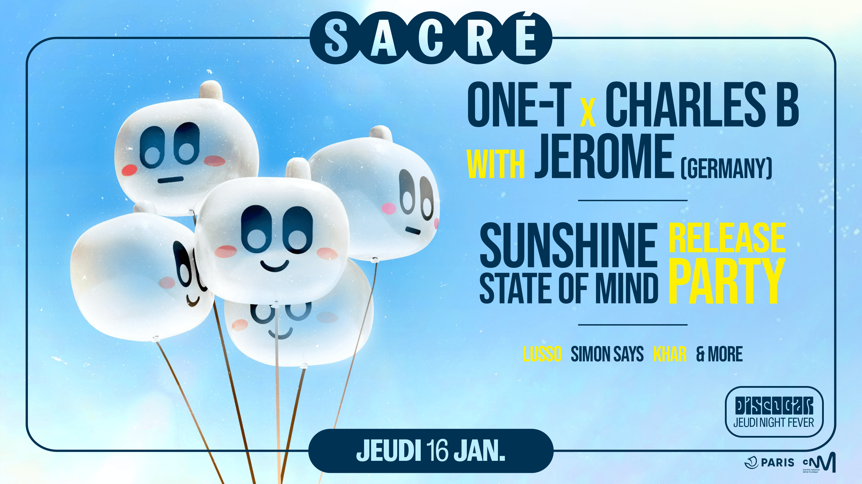 One-T & Charles B : Sunshine State Of Mind Release Party Cover