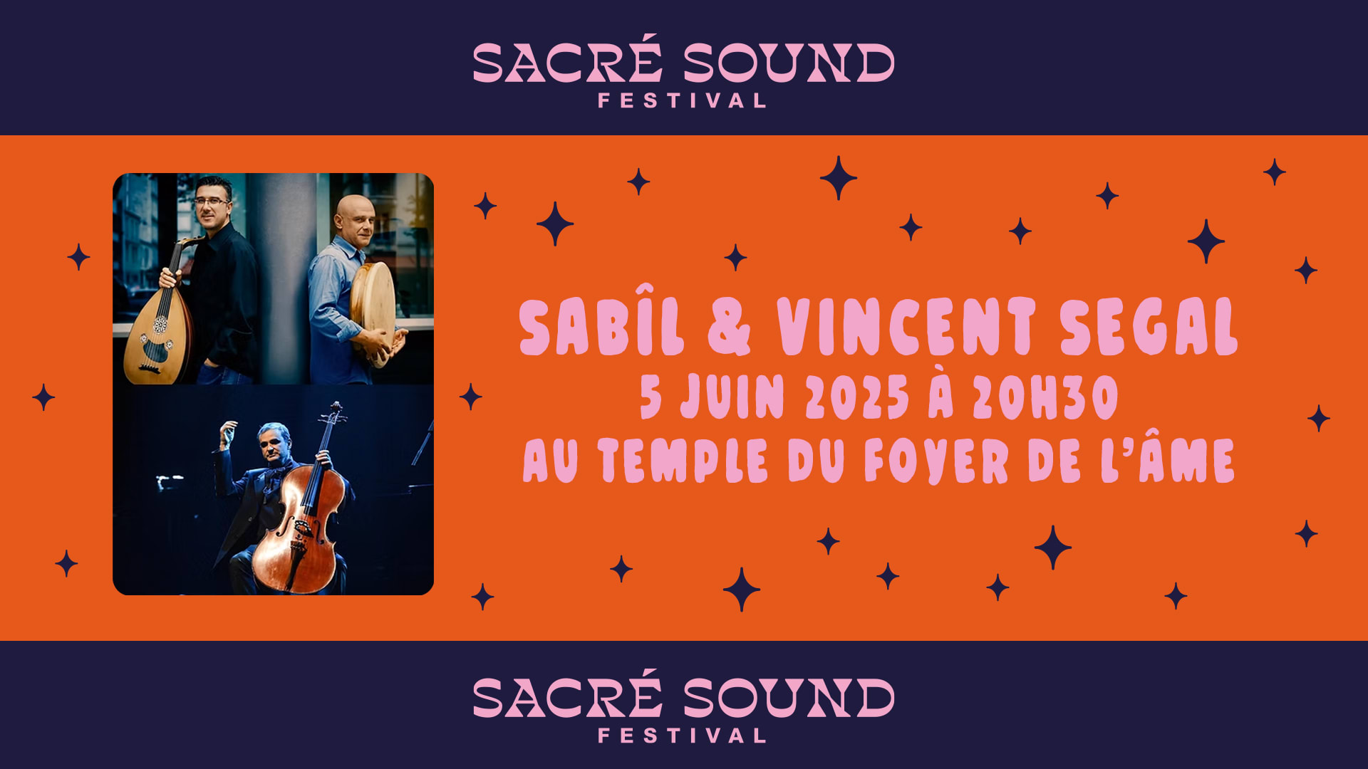 Sabil & Vincent Segal / Temple Du Foyer De L'âme Cover