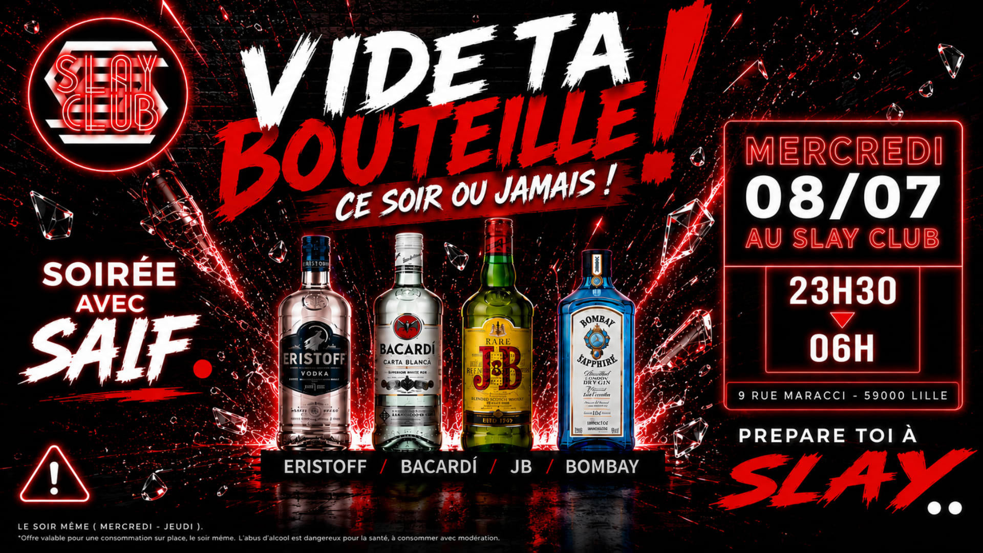 Slay Club : Vide Ta Bouteille ! Cover