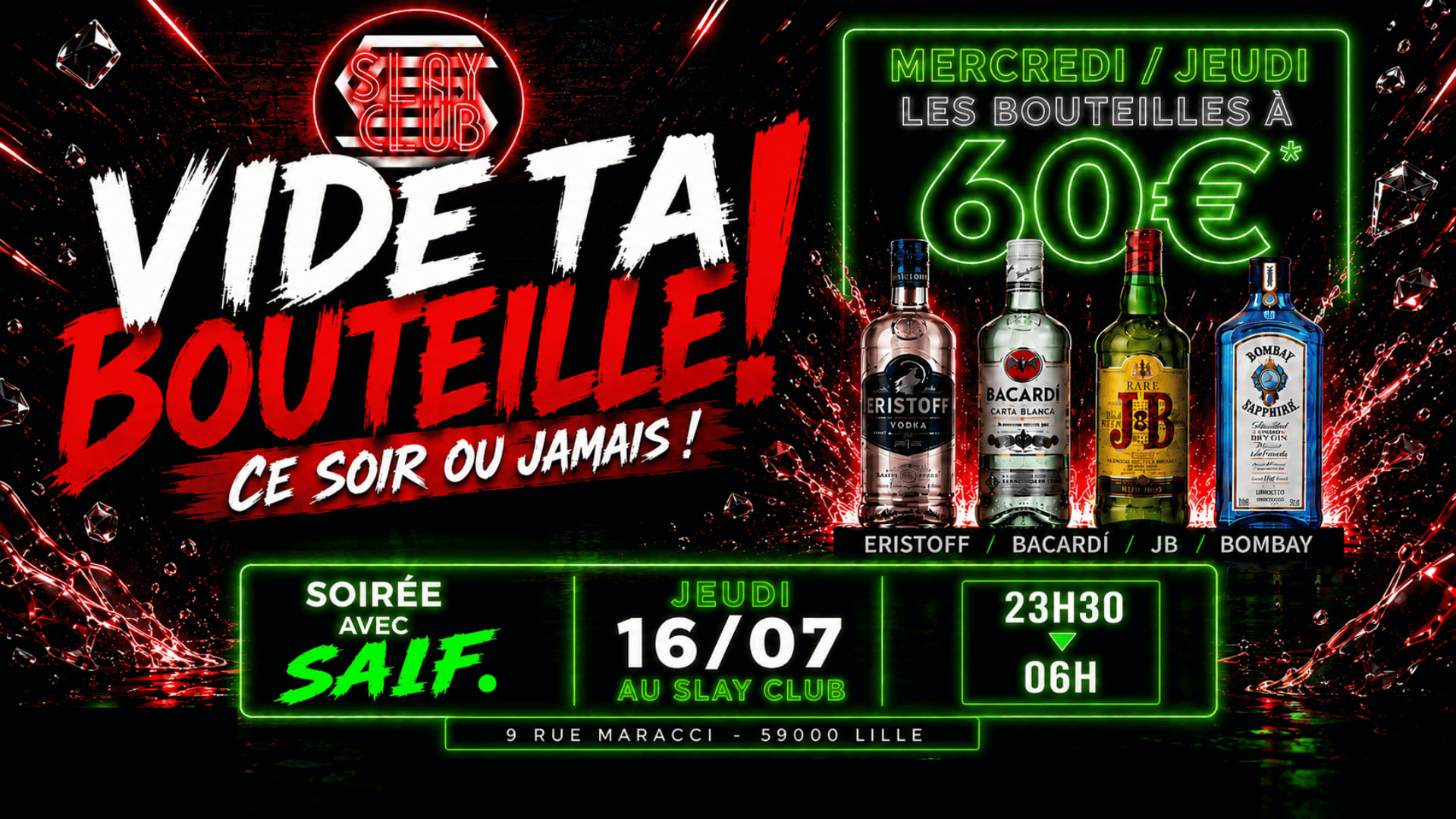Slay Club : Vide Ta Bouteille ! Cover