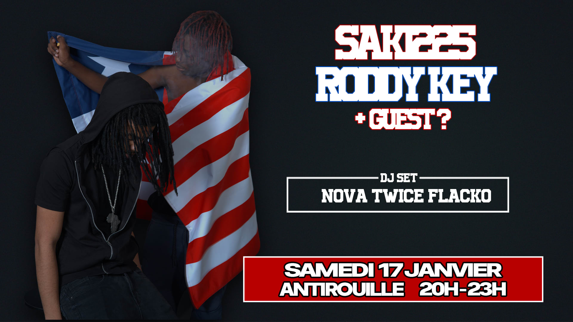 Concert Saki225 & Roddy Key + Guests Cover