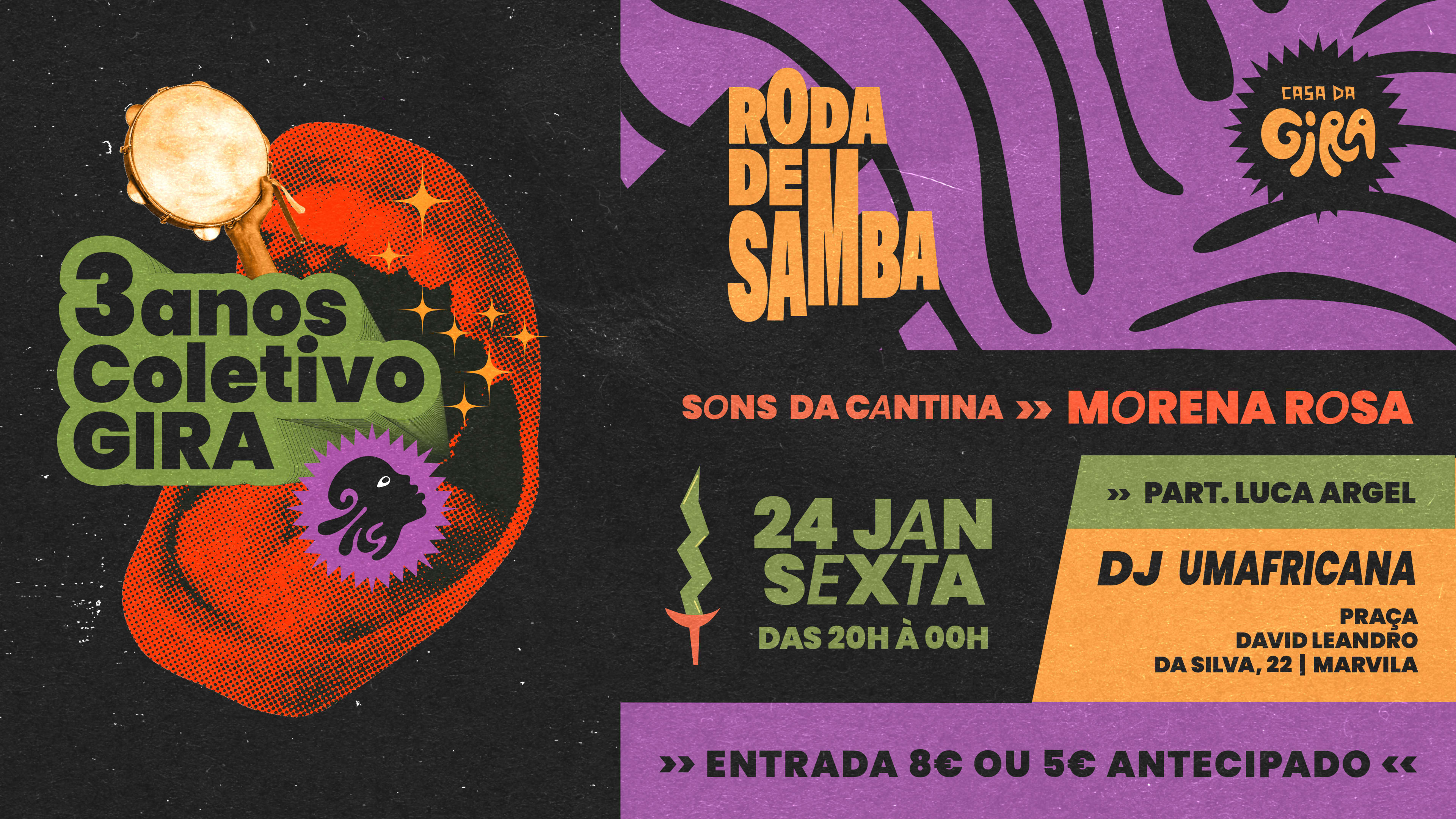 Casa Da Gira 24/01 (3 Anos De Coletivo Gira) Cover