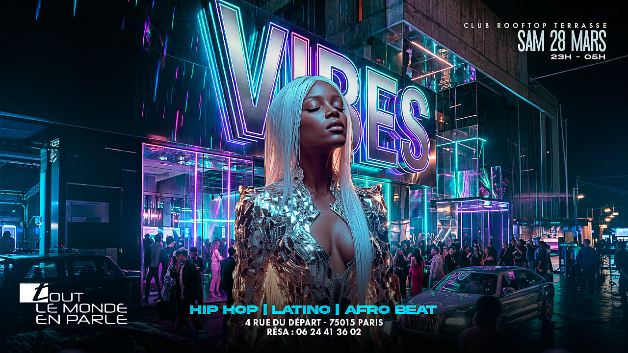 Club Soiree Vibes Rooftop , Hiphop ,Afrobeat , Latino Cover