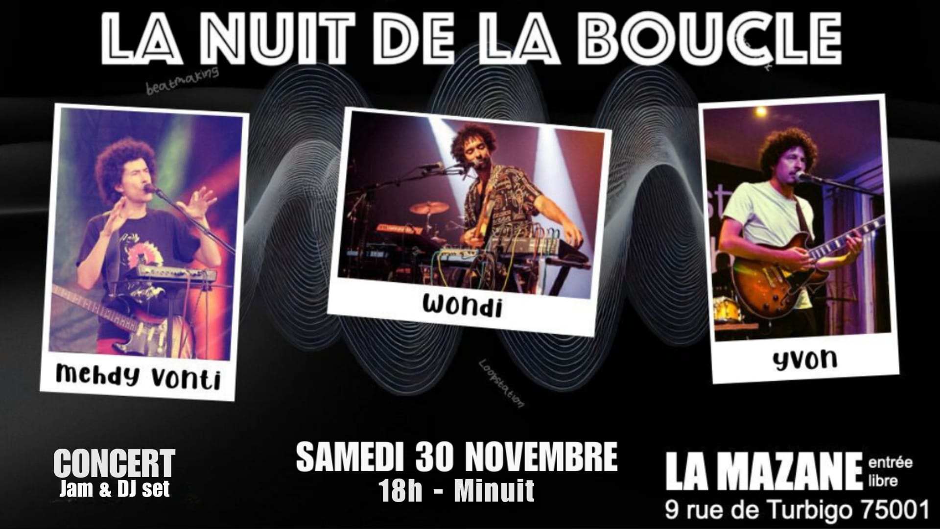 La Nuit De La Boucle À La Mazane Cover