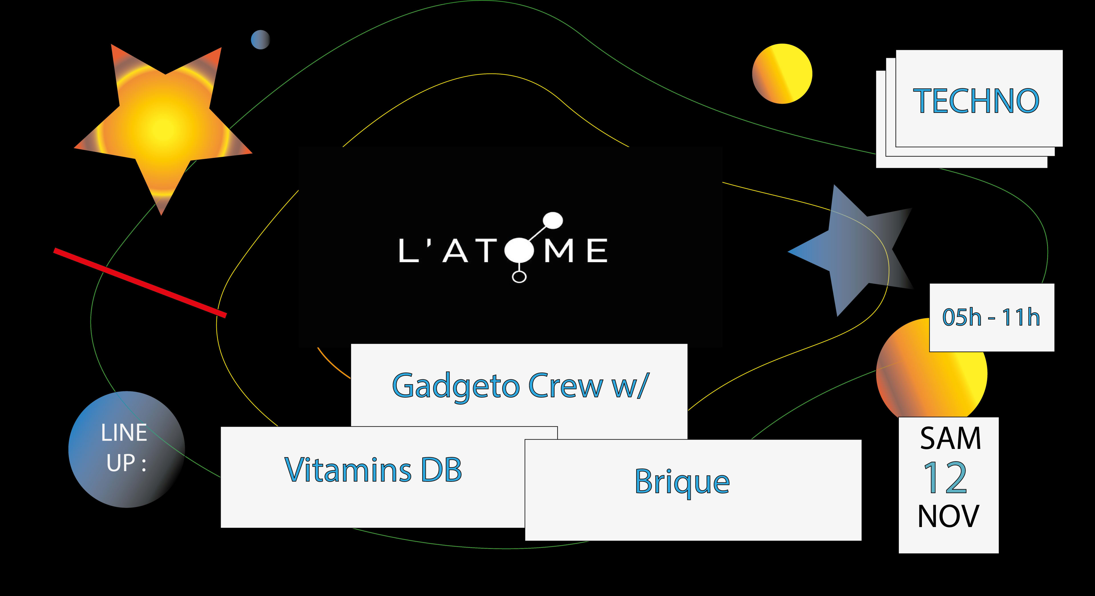 After Techno L'atome #234 W/ Vitamins Db & Brique Cover