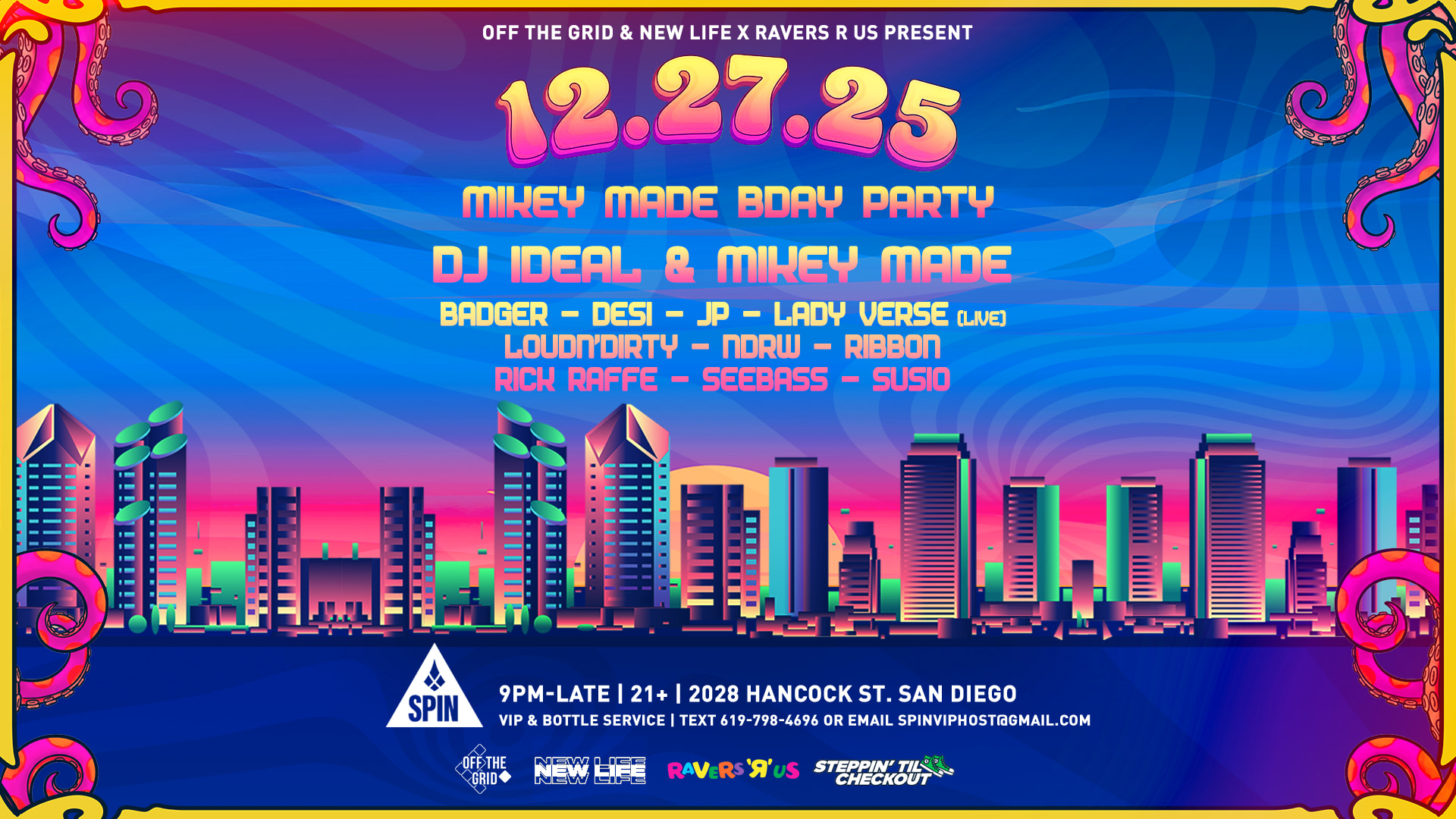 Mikey Made Bday Party Cover