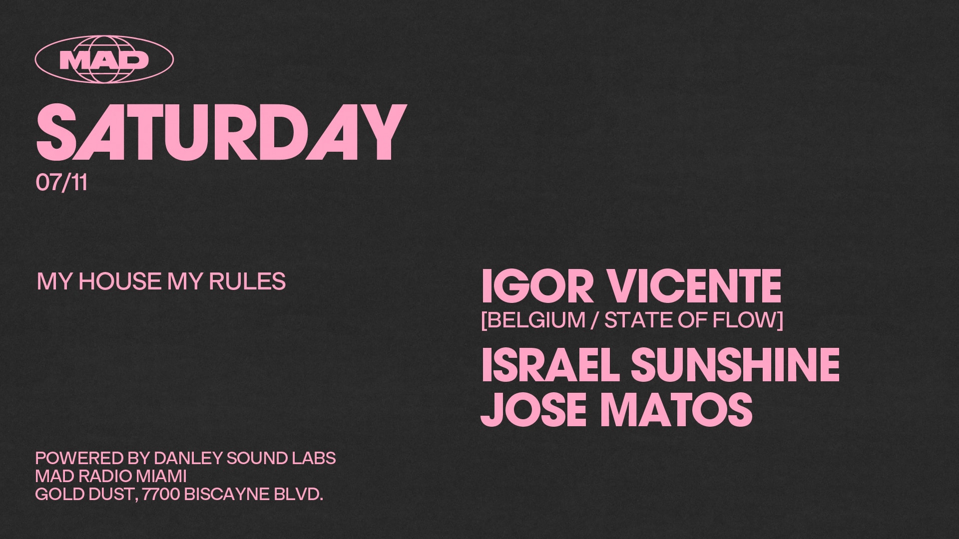 My House My Rules: Igor Vicente / Israel Sunshine/Jose Matos Cover