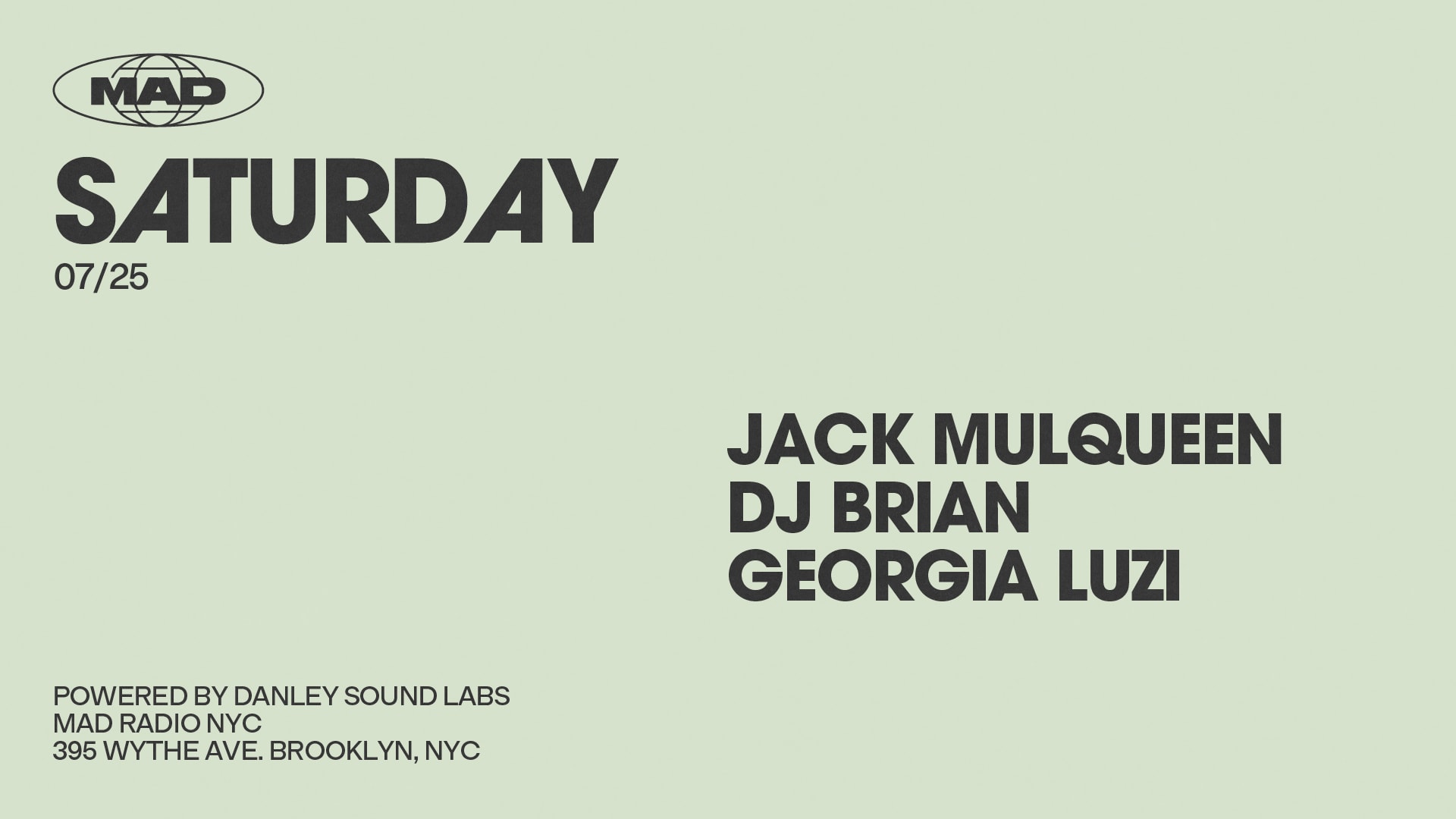 Jack Mulqueen / Dj Brian / Georgia Luzi Cover