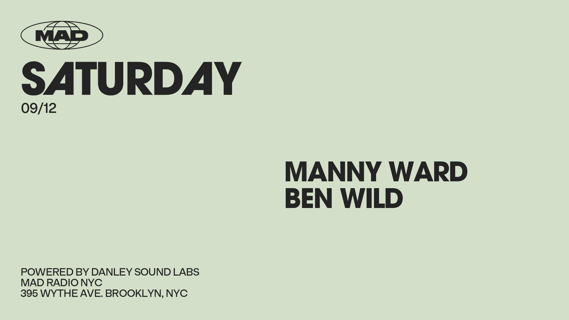 Special Guest: Many Ward / Ben Wild Cover