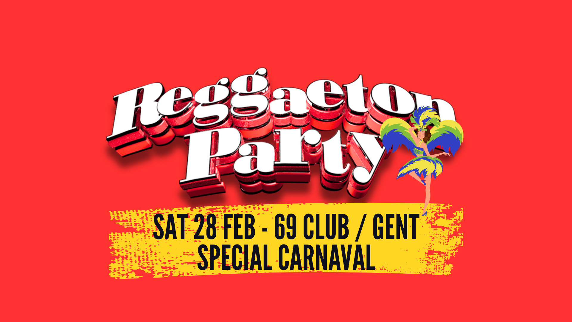 Reggaeton Party Carnaval - Gent Cover