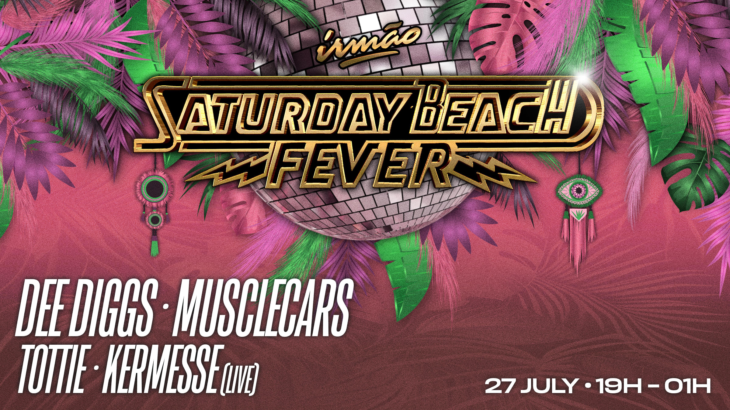 Saturday Beach Fever - 27/07 Cover