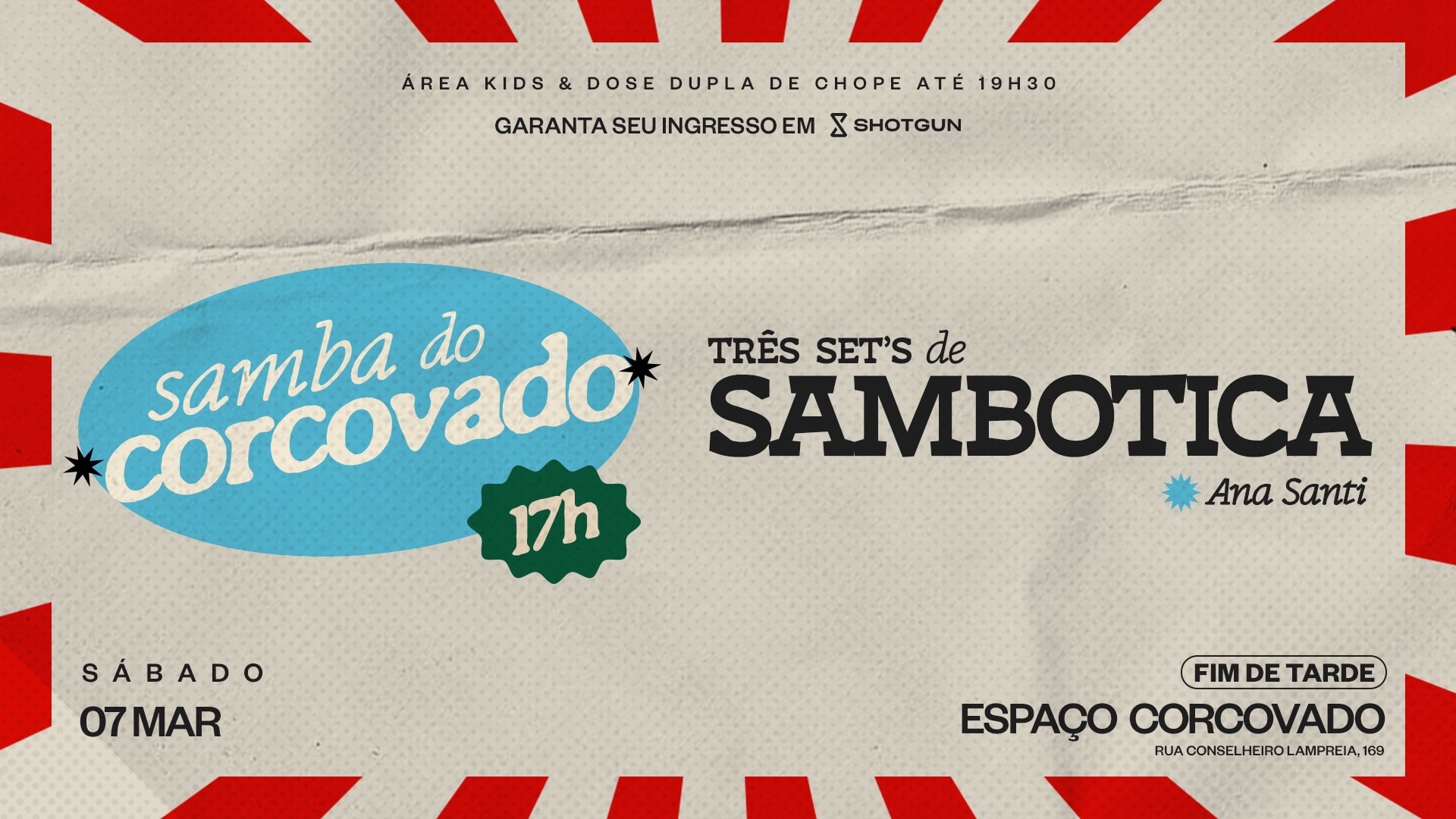 Sambotica No Samba Do Corcovado • 17h • 3 Sets Cover