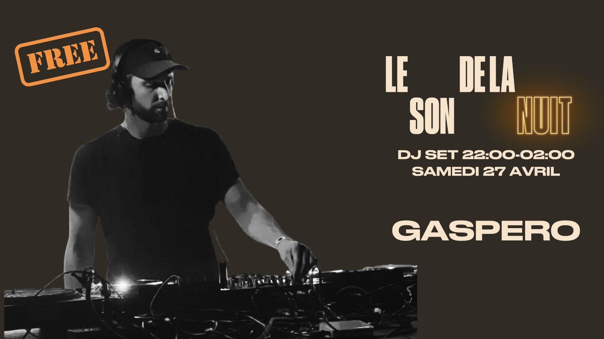 Le Son De La Nuit Avec Gaspero (Gratuit) Cover