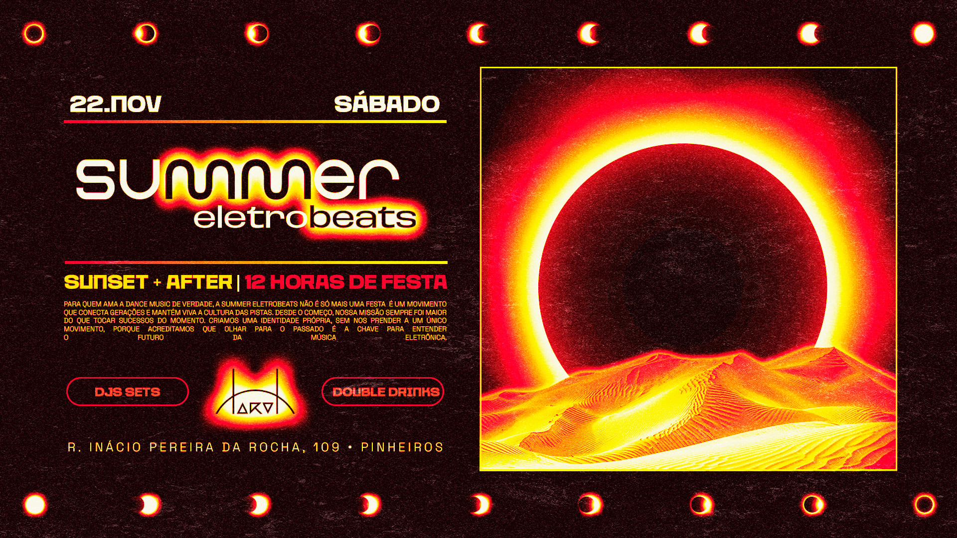 Summer Eletrobeats | 12h De Festa | Sunset + After Cover