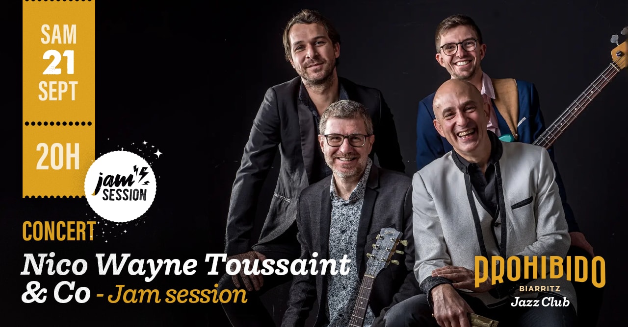Jam Session Avec Nico Wayne Toussaint & Co - Prohibido Cover