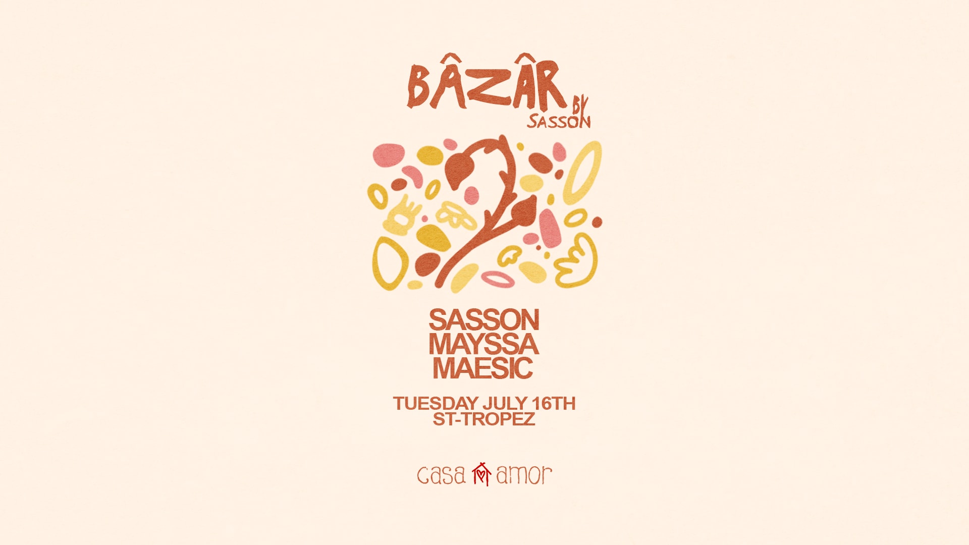 Bazar By Sasson W/ Mayssa, Maesic - Casa Amor Cover