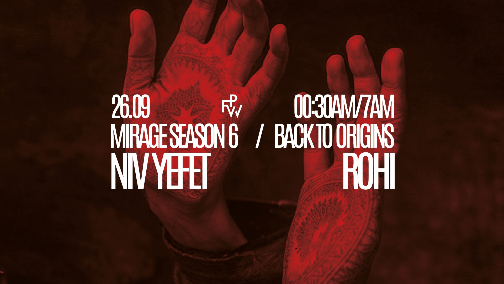 Mirage Pfw / Niv Yefet, Røhi Cover