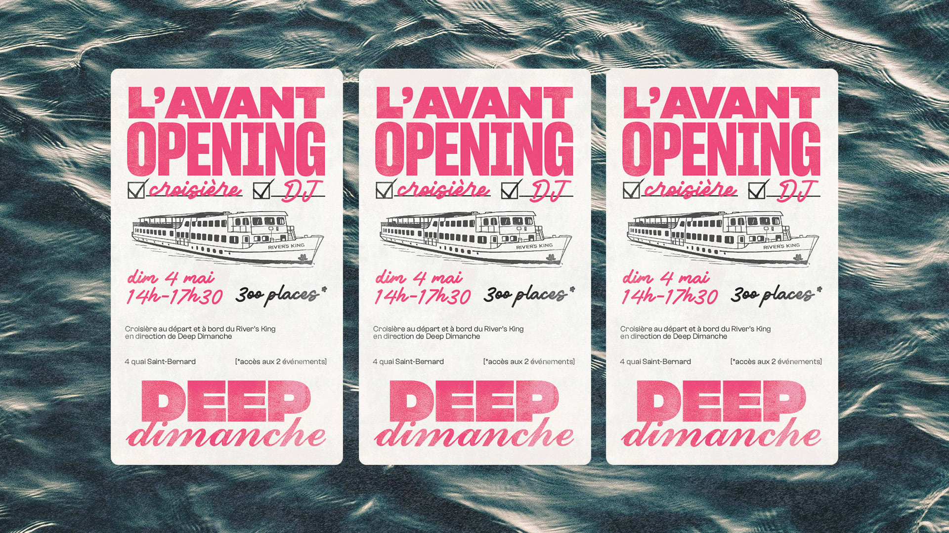 L'avant Opening - Croisière Deep Dimanche Cover