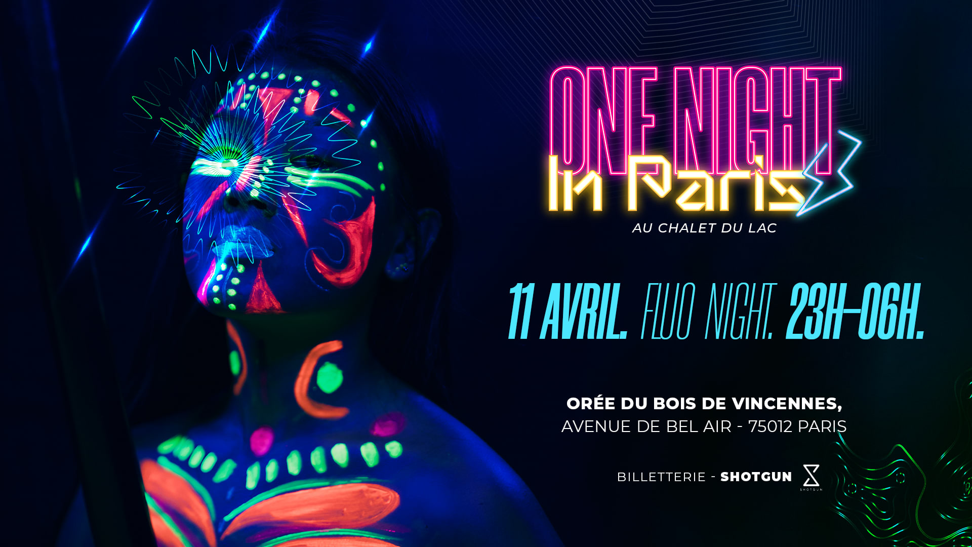 One Night In Paris - Full Moon At Le Chalet Du Lac Cover