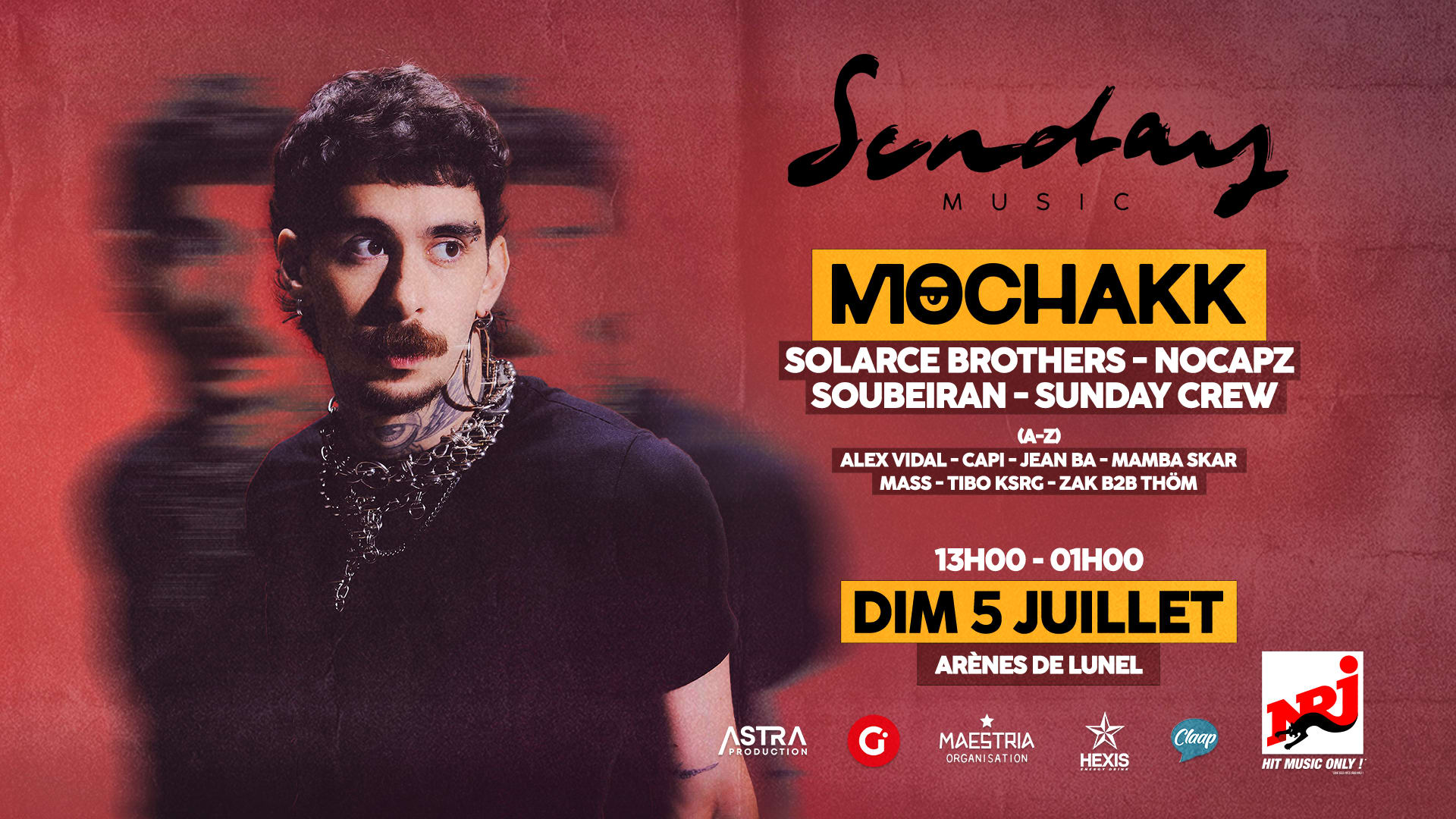 Sunday Music - Mochakk - Arènes De Lunel - 05/07 Cover