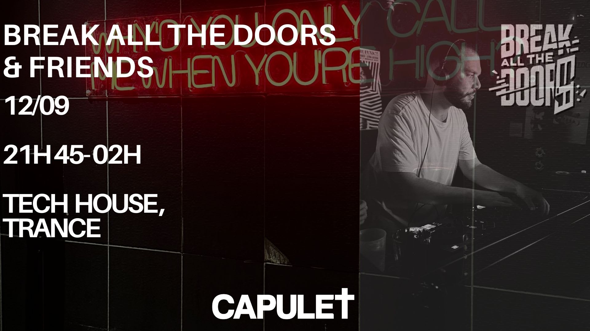 Break All The Doors & Friends, Capulet, 12/09 Cover