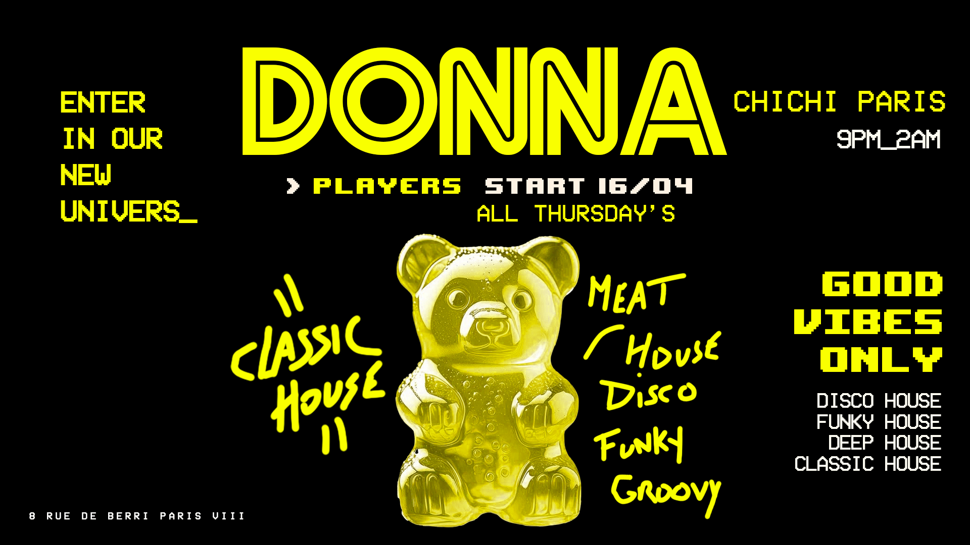 Grand Opening // Donna // Disco House Vibe // Chichi Paris Cover