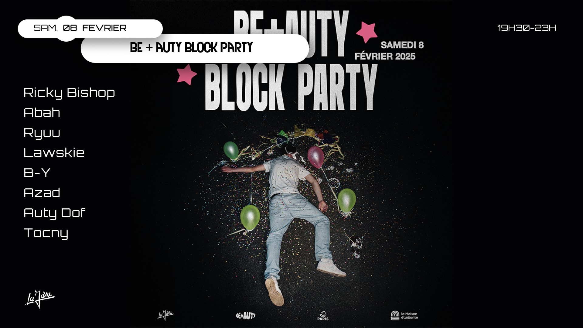 Be + Auty Block Party At La Java Cover