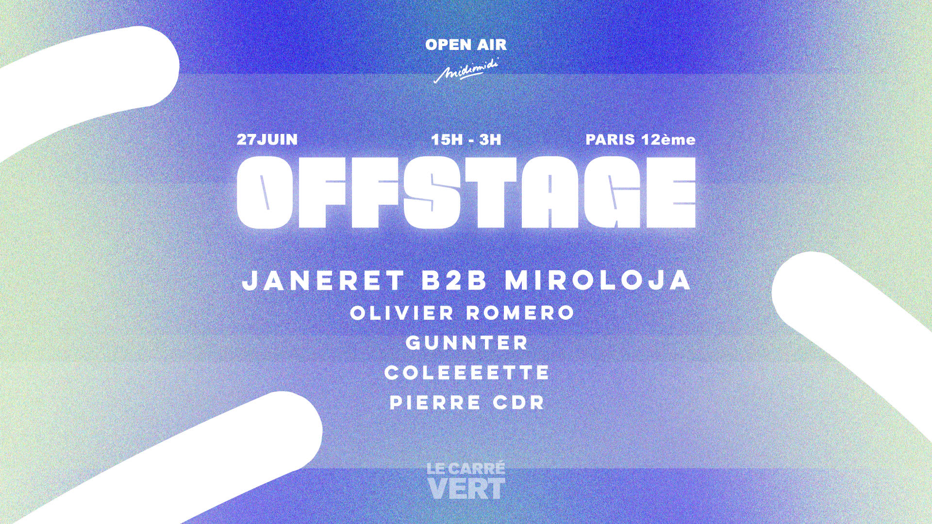 Offstage - Open Air Cover