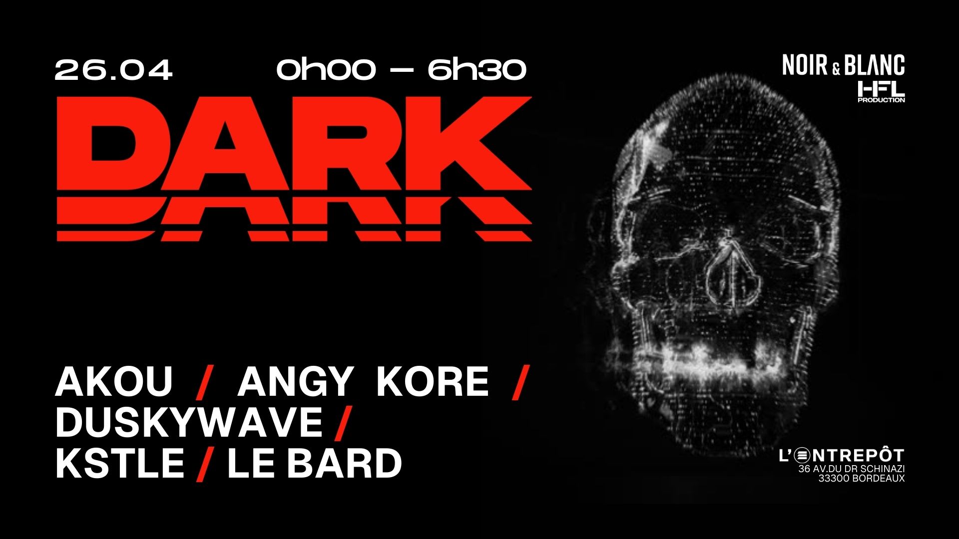 Dark W/ Le Bard / Akou / Angykore / Duskywave / Kstyle / Cover