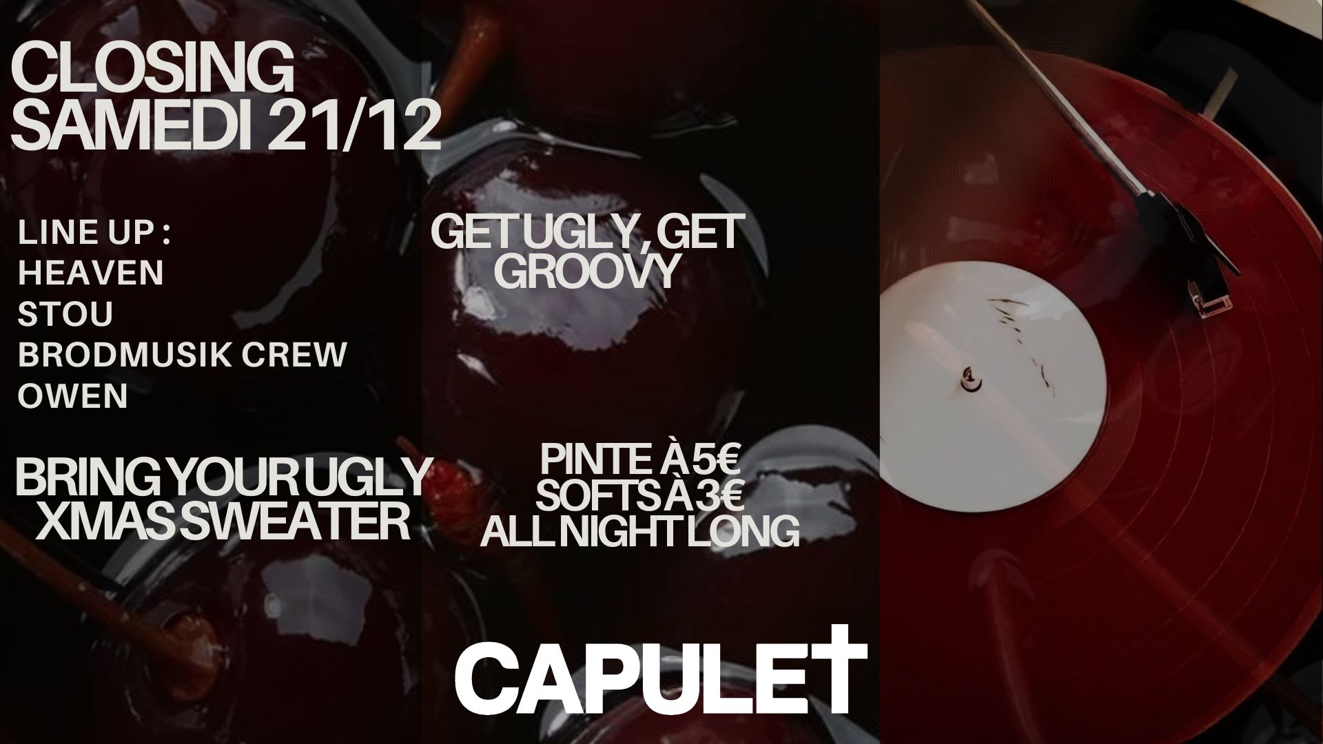 Closing 22/12, Get Ugly, Get Groovy Cover