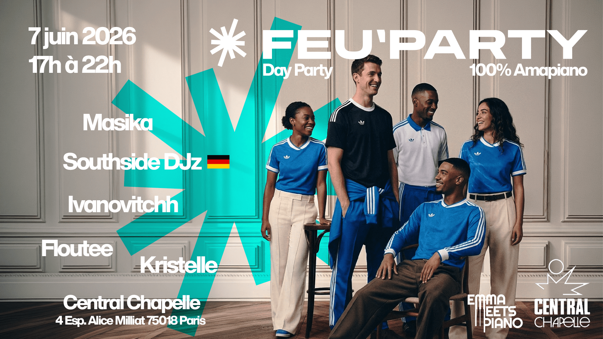 Feu'party Sunday Day Party 100% Amapiano Cover