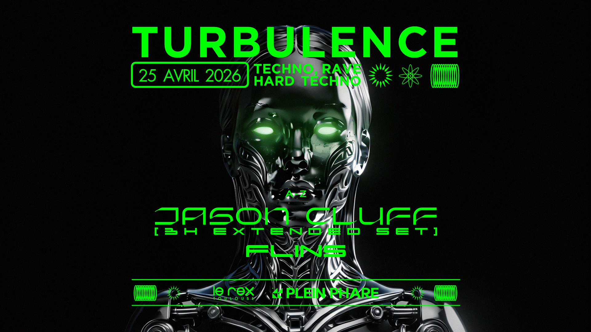 Turbulence Inv. Jason Cluff (3h Extended Set) & Flins Cover